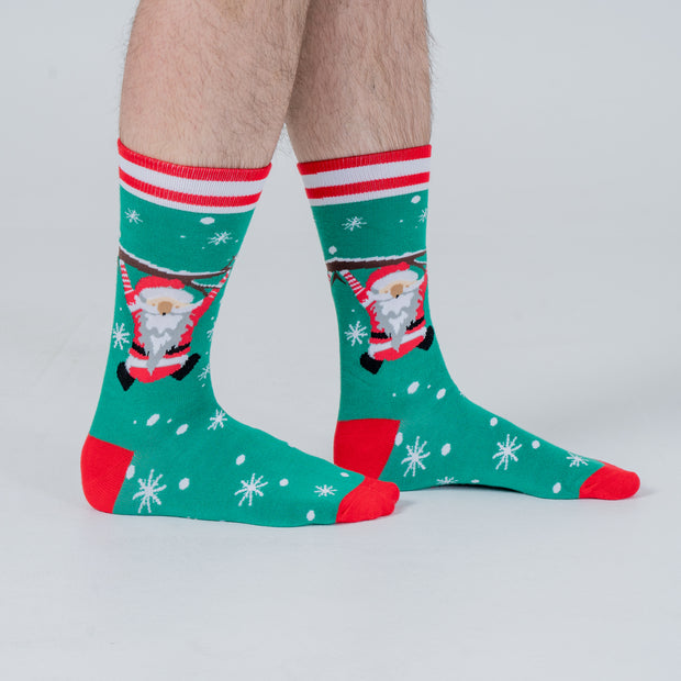 Christmas Print Socks Santa