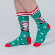 Christmas Print Socks Santa