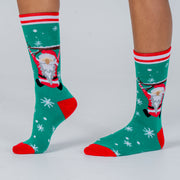 Christmas Print Socks Santa